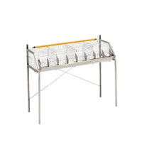 Gabbia a 1 piani per conigli ingrasso da 120 cm – Completa di abbeveratoi e mangiatoie