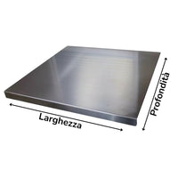Spianatoia in Acciaio Inox – Ottima per Impastare Pizza, Pane, Dolci, Pastasfoglia.