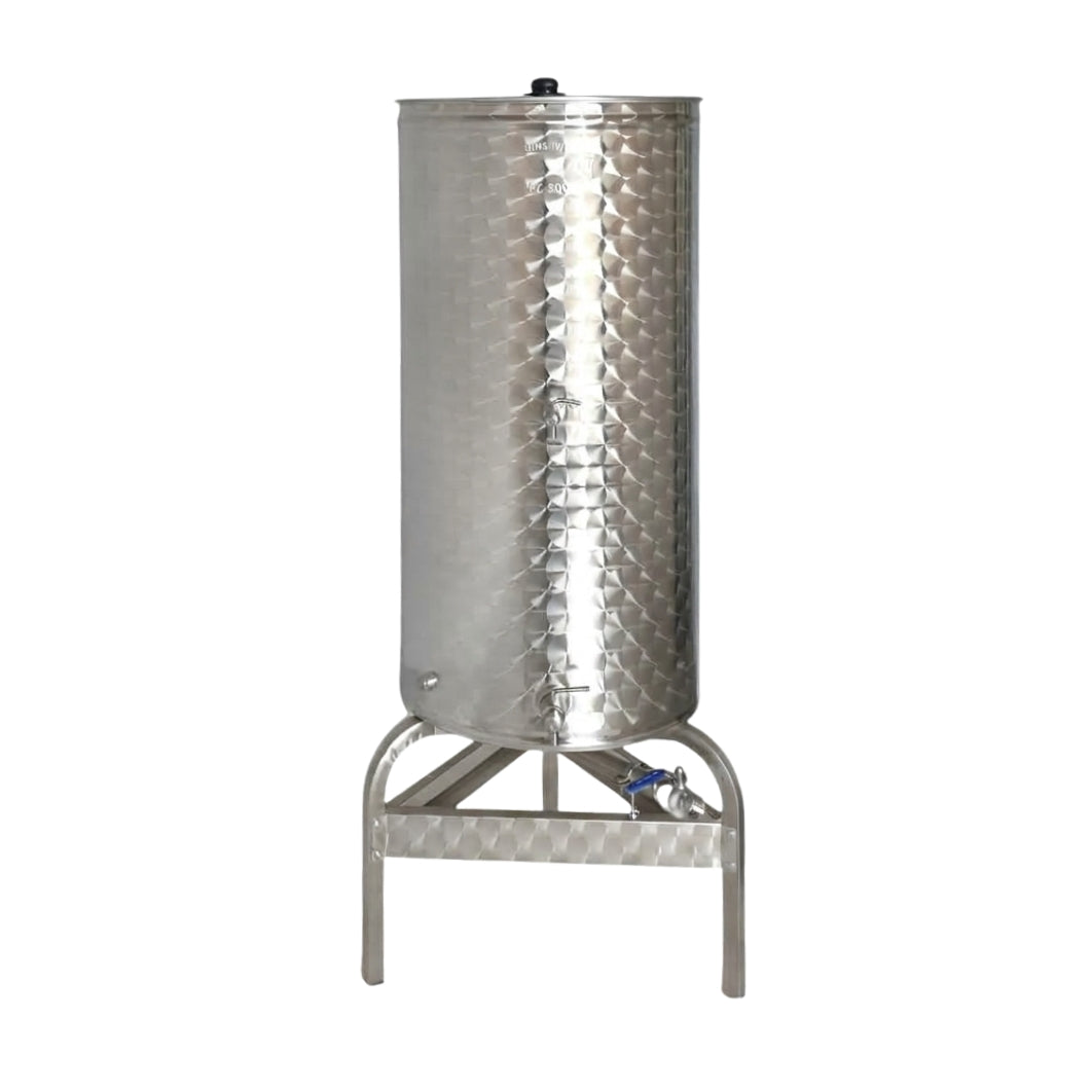 Serbatoio Fondo Conico 10° In Acciaio Inox per Olio