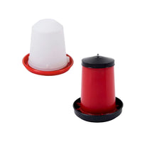 KIT Abbeveratoio 10 lt + Mangiatoia 5 kg per Polli - Plastica