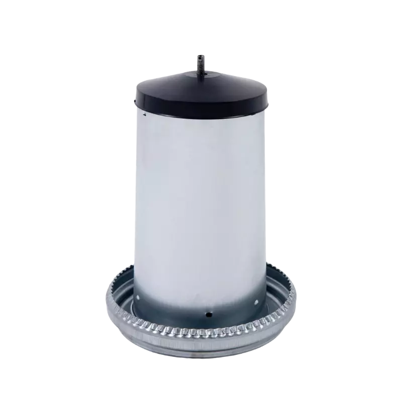 KIT Mangiatoia 5 kg + Abbeveratoio 10 lt  per Polli - Lamiera e Plastica
