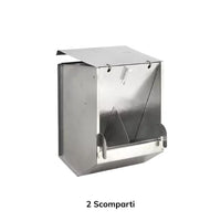 Mangiatoie a tramoggia per Conigli - Diverse dimensioni - In Acciaio Zincato